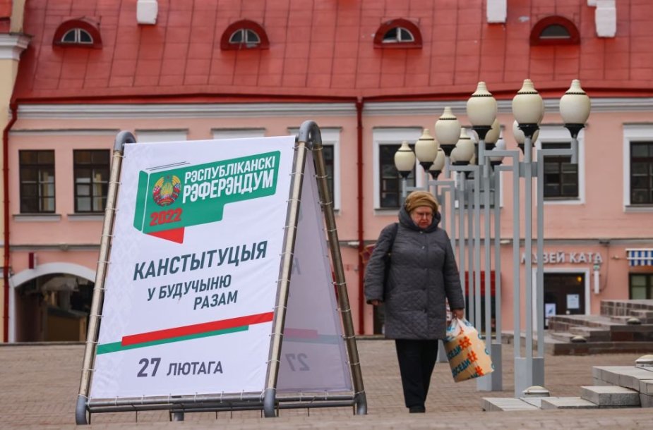 Nuotraukos šaltinis: 15min.lt: „Scanpix“ / TASS / Referendumas Baltarusijoje
