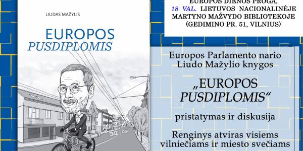 Europos dienos proga – naujos Liudo Mažylio knygos pristatymas
