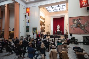Liudo Mažylio paskaita ir diskusija apie pilietiškumą, istorinę atmintį ir dabarties įvykius Vytauto Didžiojo karo muziejuje