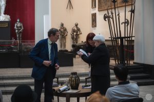 Liudo Mažylio paskaita ir diskusija apie pilietiškumą, istorinę atmintį ir dabarties įvykius Vytauto Didžiojo karo muziejuje