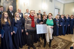 Vasario 16-osios Akto originalo eksponavimo Lietuvoje paskutinei dienai skirtas renginys
